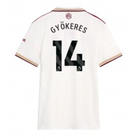 Arsenal Viktor Gyokeres #14 Tretí Ženy futbalový dres 2025-26 Krátky Rukáv